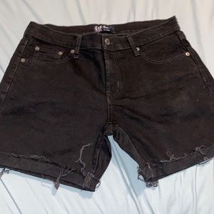 Gap Jean shorts size 29 regular 5” short black